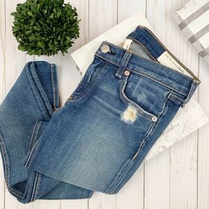 {rag & bone} Destroyed Skinny Denim Jeans